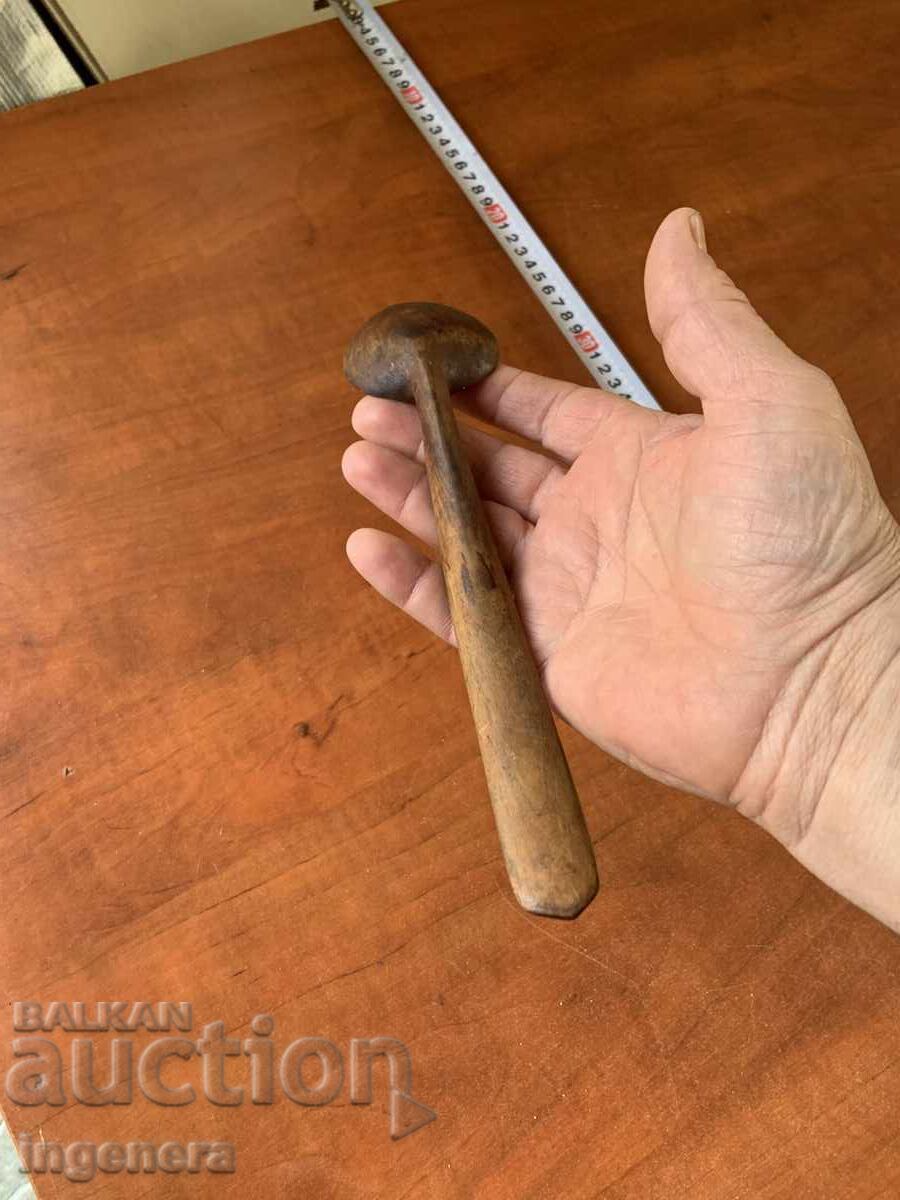 Auction  WOODEN SPOON OLD HAND-CARVED WOODCARVING