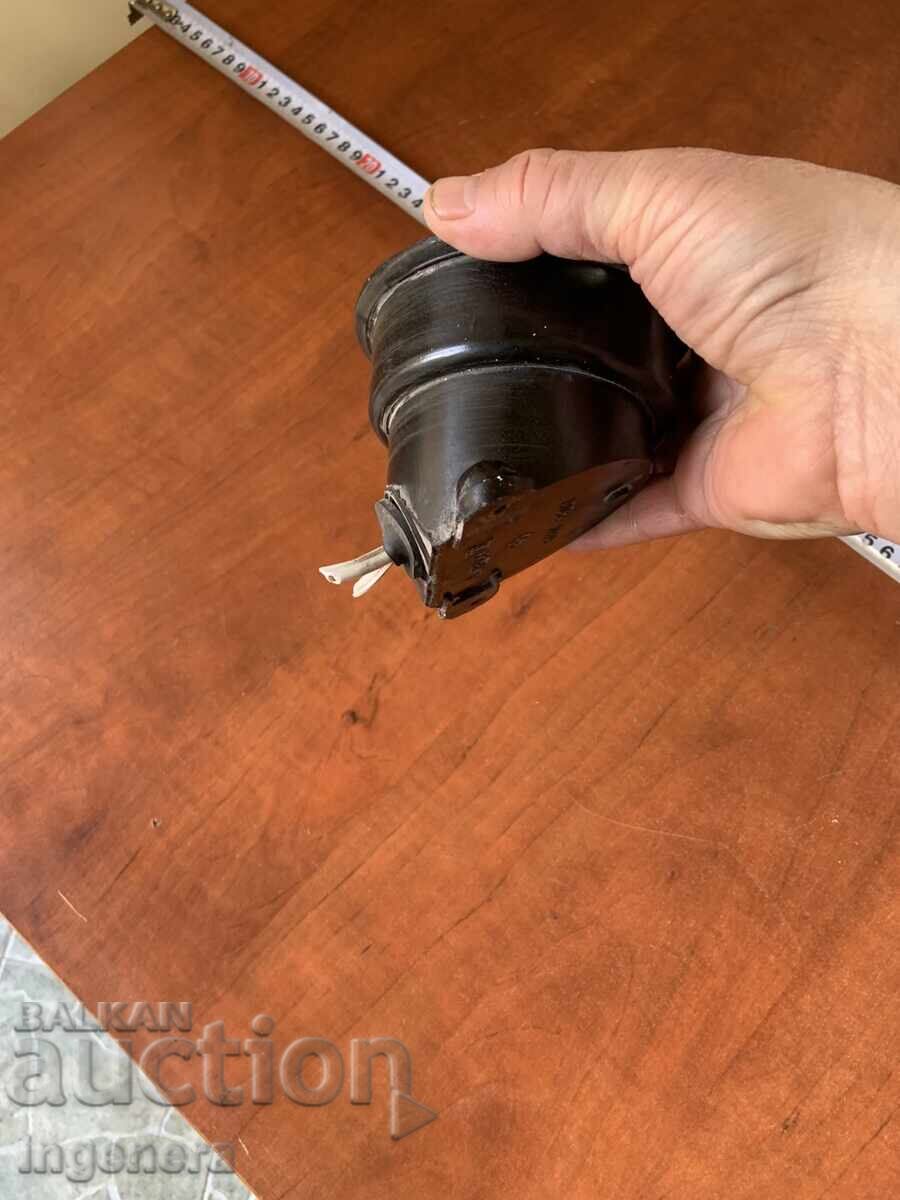 BAKELITE LAMP BASE, ANGLED, ANTIQUE BAKELITE LAMP BASE, ANGLED, ANTIQUE