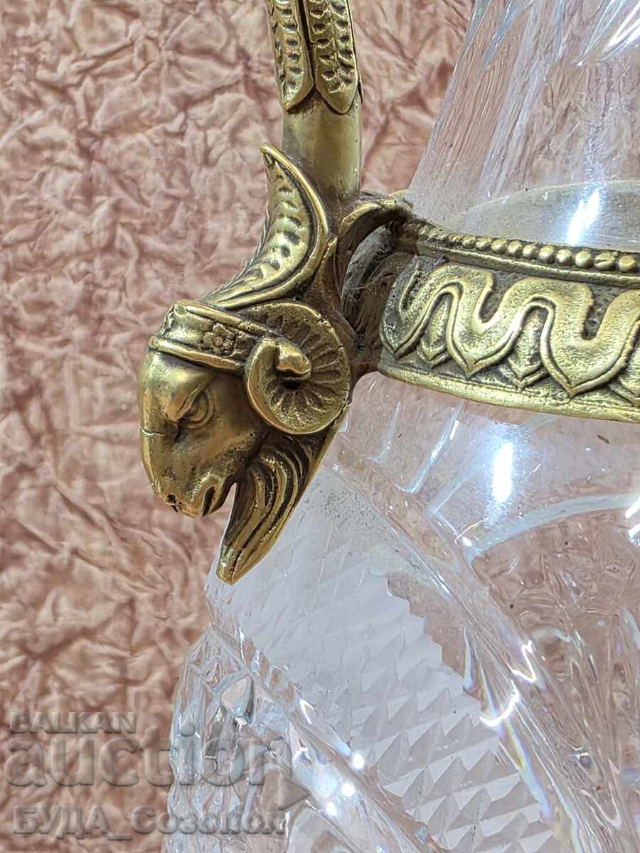 Delivery of Crystal Decanter, 19th Century