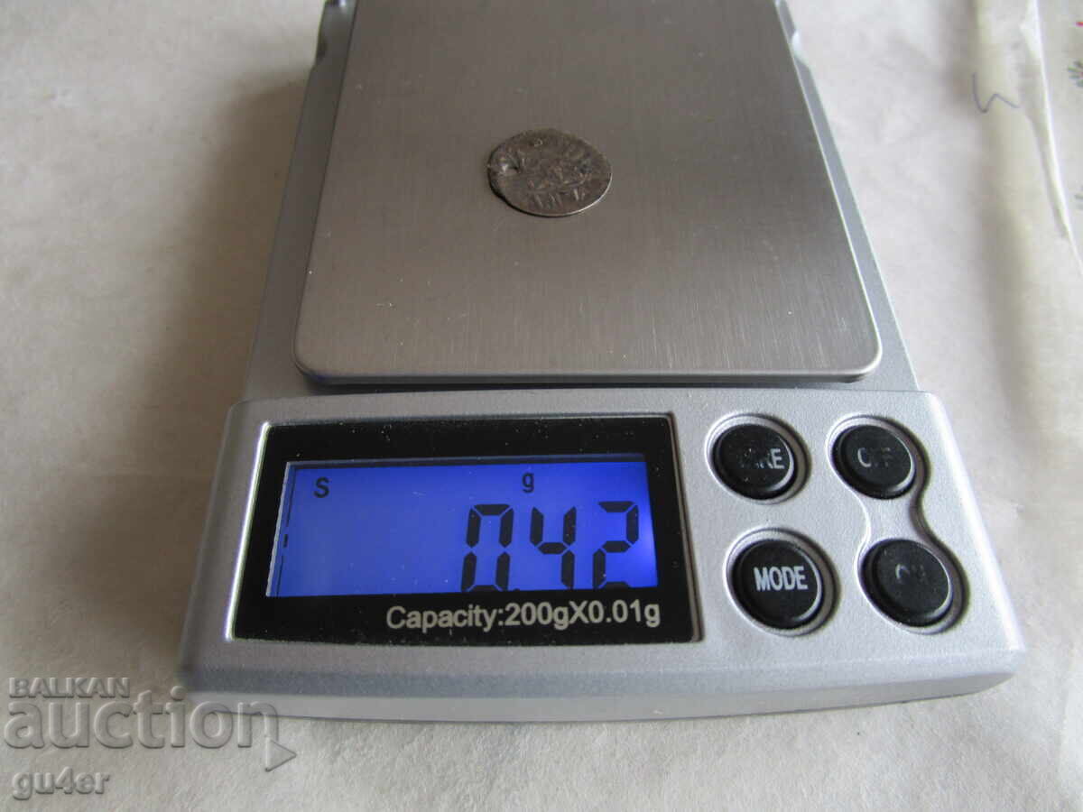 Licitație RRR❌❌Turcia/Osman al III-lea/1 PAI/1168/argint 0.42 gr./rară❌❌RRR