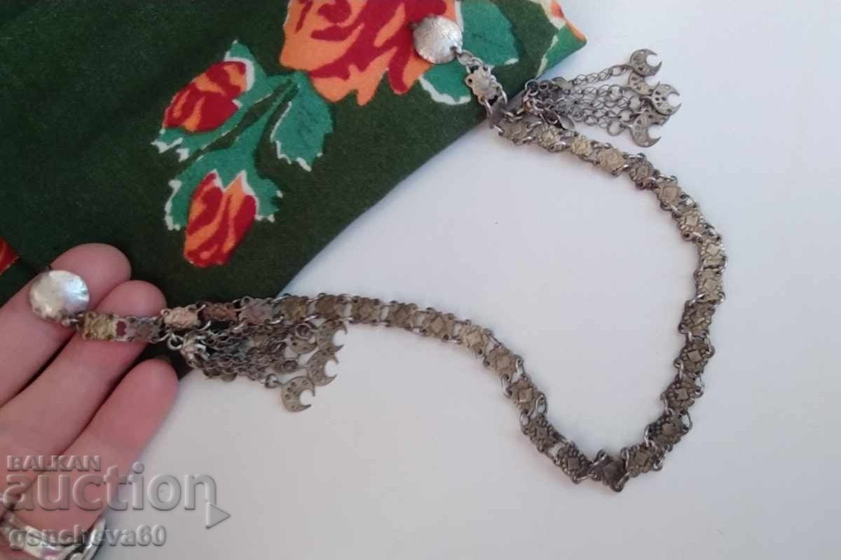 19th Century Revival jewelry, dog collar, chin strap, silver, sachan - 7