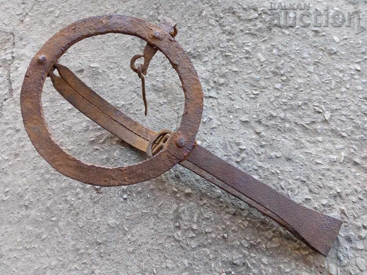 старинен кован капан за белки златки порове РАБОТЕЩ - 6