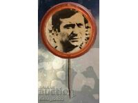 Vechi insignă cu Petar Jekov ȚSKA