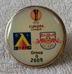 Znachka za macha Levski - Ρεντ Μπουλ Σάλτσμπουργκ 2009 Λιγκ Εουρόπα