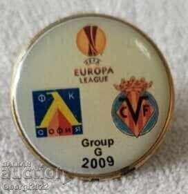 Ecuson pentru meciul Levski - Villarreal 2009 Liga Europa Ecuson pentru meciul Levski - Villarreal 2009 Liga Europa