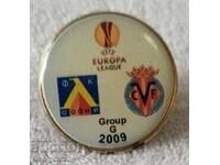 Badge for the Levski - Villarreal 2009 Europa League match