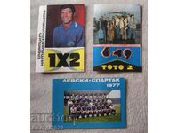 Calendarul sportiv Levski 1977