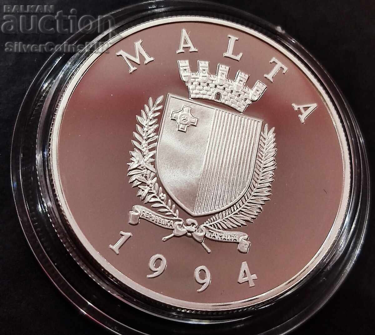 Ασημένιο 5 λίρες Κοράβι Βαλέτα 1994 Μάλτα - 6 Ασημένιο 5 λίρες Κοράβι Βαλέτα 1994 Μάλτα - 6