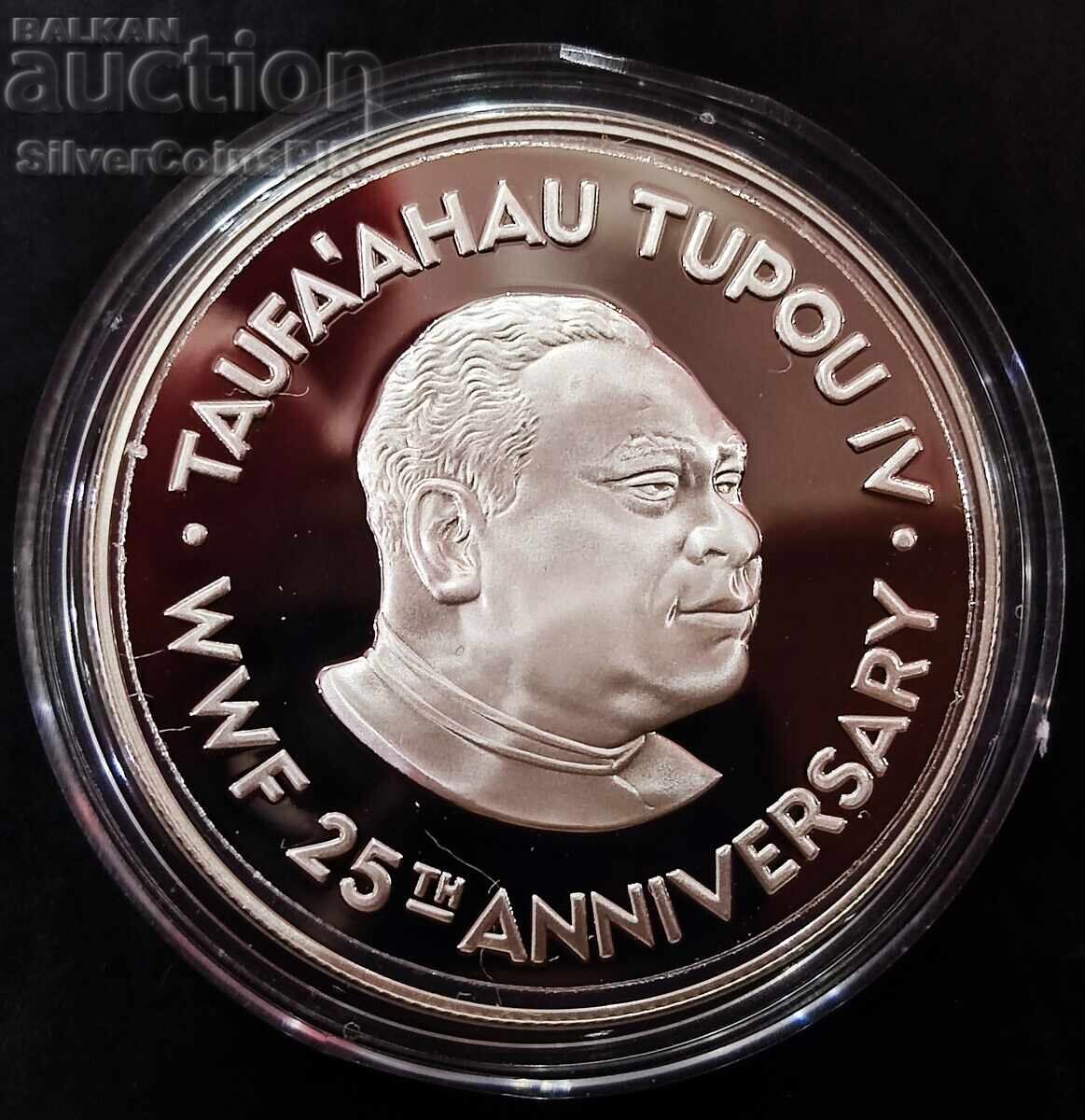 Silver 2 Pa'anga Whales 1986 Tonga Endangered Animals with price 96.00 BGN | € 49.08 Silver 2 Pa'anga Whales 1986 Tonga Endangered Animals with price 96.00 BGN | € 49.08