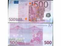 EUROPA EUROPA SUVENIRURI 500 Euro emisie 2002 NOI UNC
