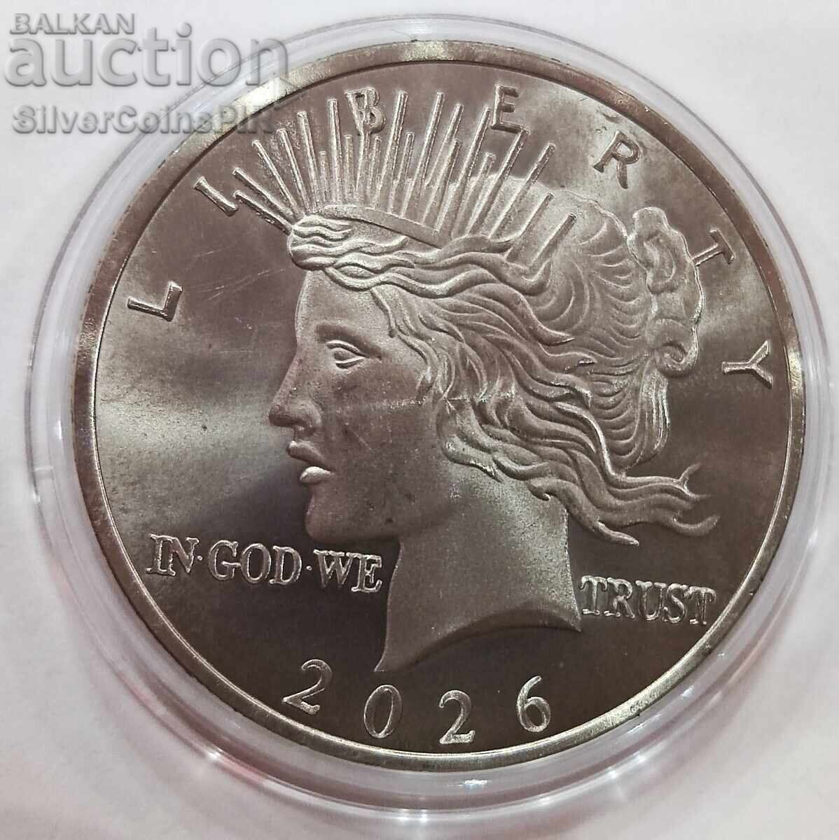 Титан 1oz Либърти Токен 2026 Титан 1oz Либърти Токен 2026