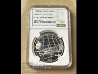 500 leva 1994 Δίχτυ ποδοσφαίρου NGC PF 67 Ultra cameo από 1στ