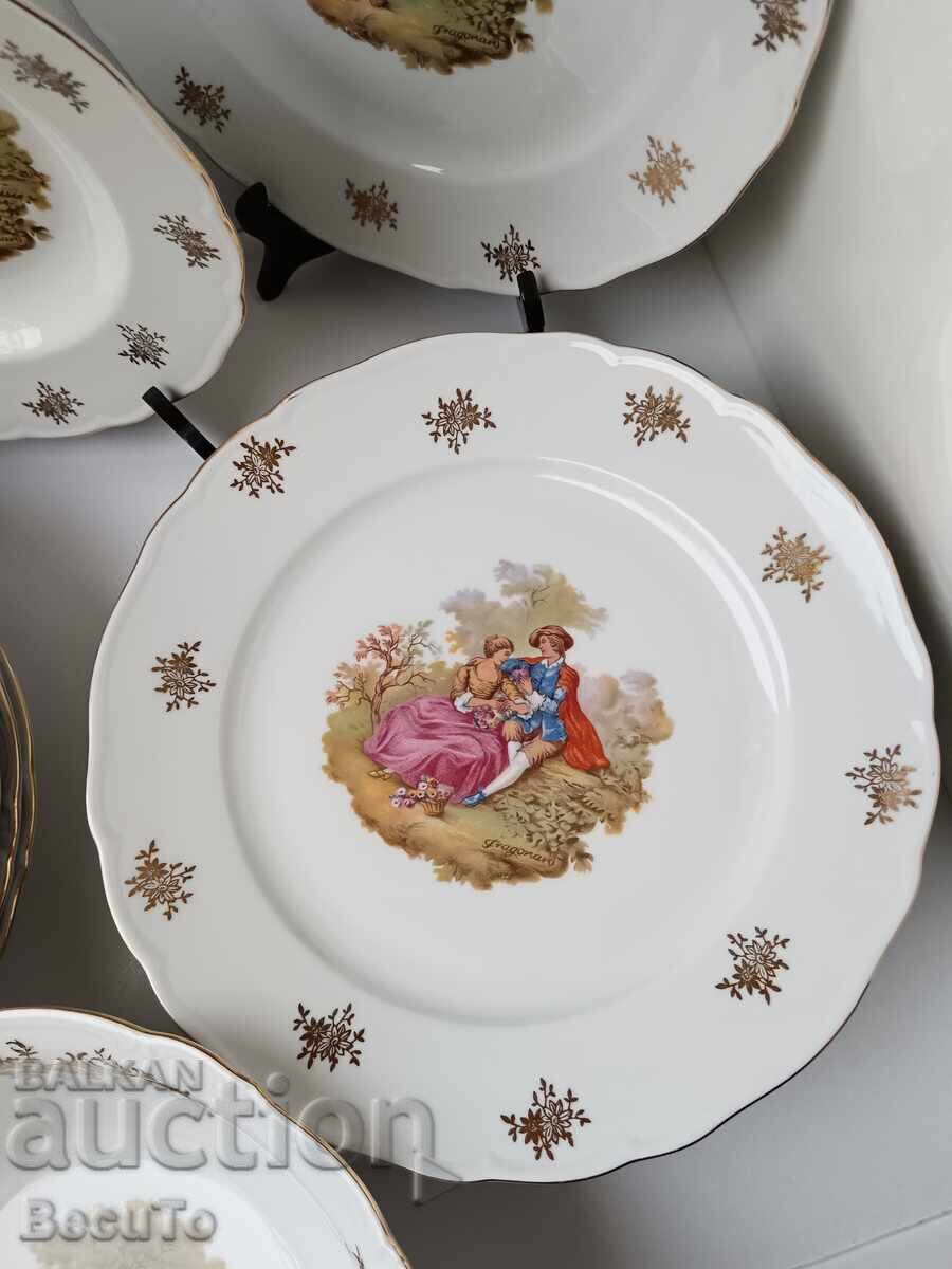 Bavarian dinner service with Romeo and Juliet decor, like new with price 130.00 BGN | € 66.47