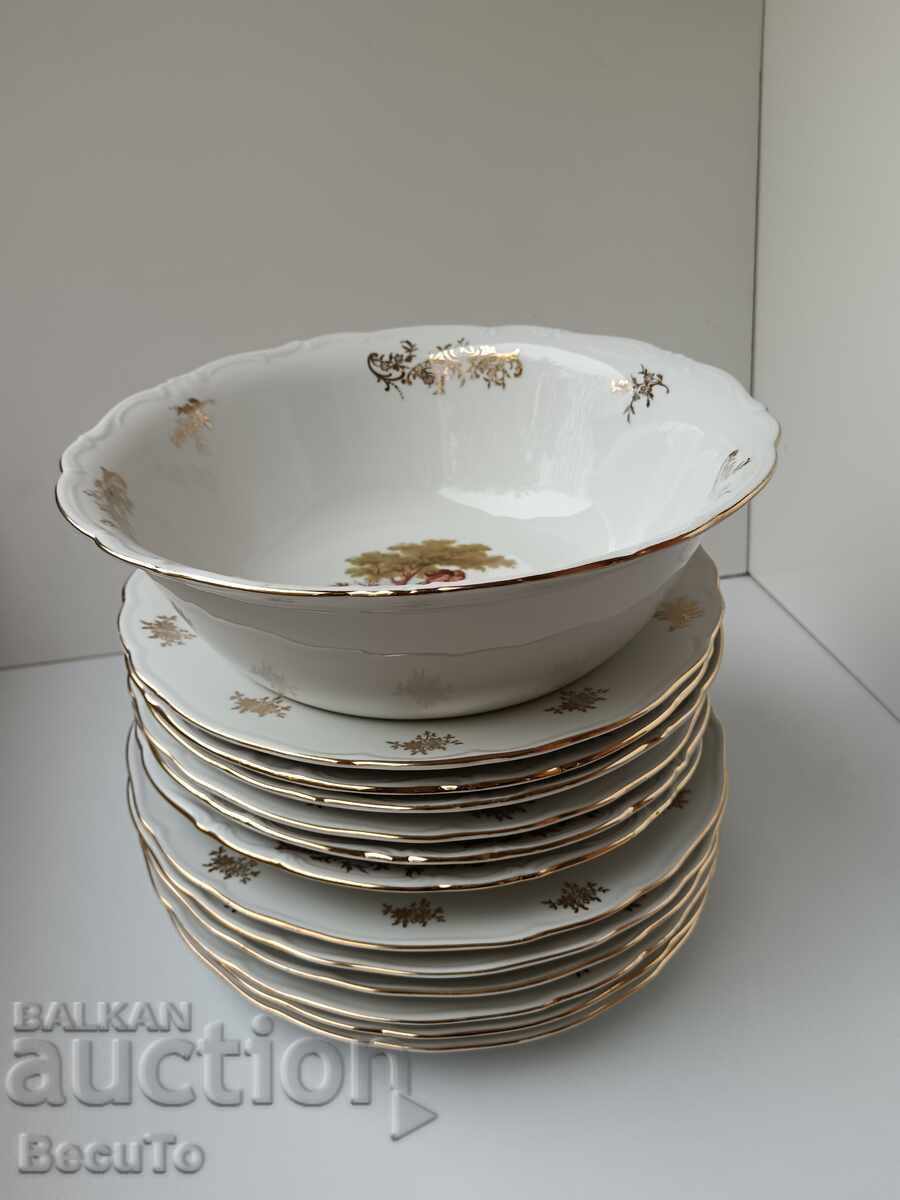 Bavarian dinner service with Romeo and Juliet decor, like new - 6