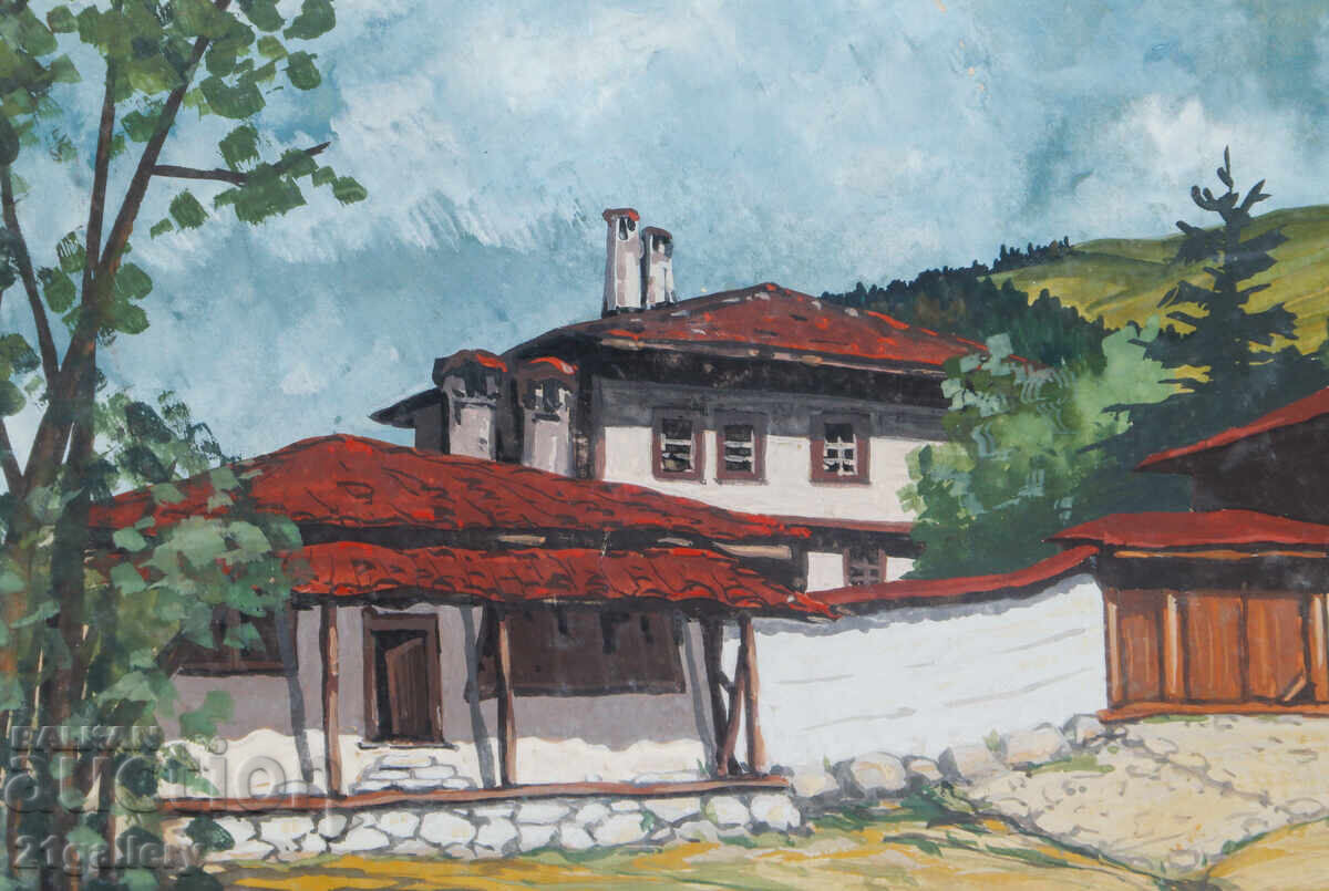 Παλιός πίνακας τοπίου από την Κοπρίβστιτσα - 7