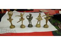 Balerine, figurine metalice