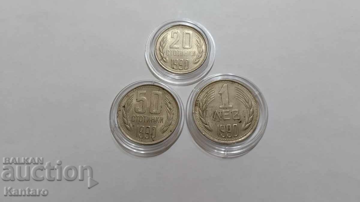 Auction  Coin - BULGARIA - FULL LOT - 1990