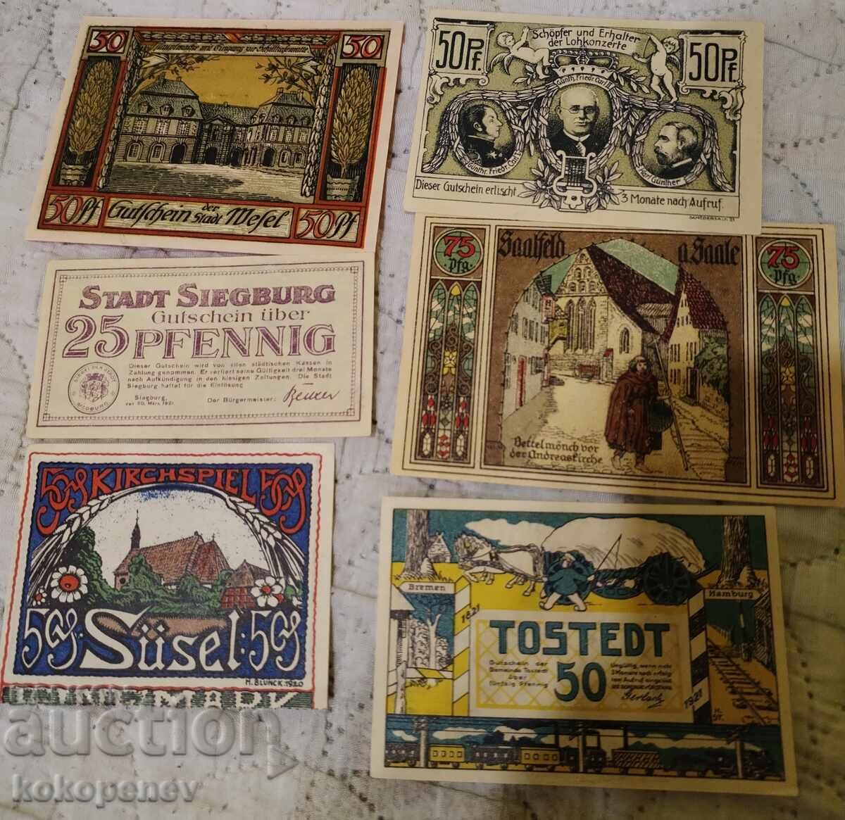 Banknotes with price 7.51 BGN | € 3.84 Banknotes with price 7.51 BGN | € 3.84