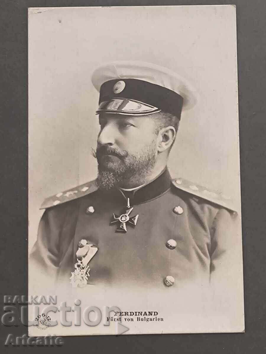 Regele Ferdinand I - fotografie de cabinet originală, 1900