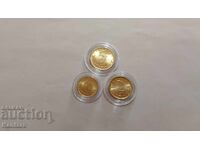 Coin - BULGARIA - 1 ; 2; 5 Cents - 1999 - UNC