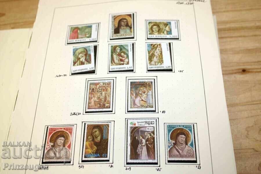 Licitație Colecție de artiști italieni - 630 de foi schaubek - curate