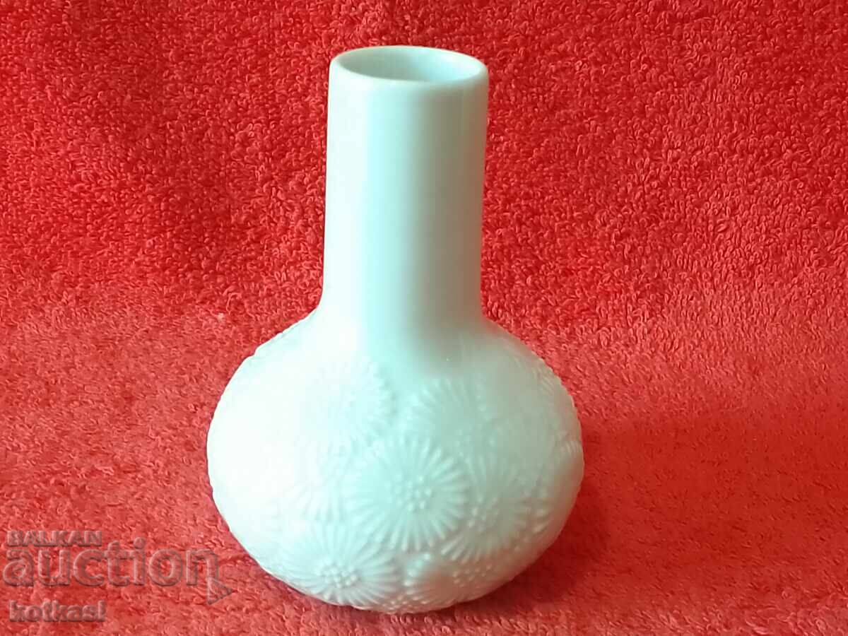 Old Porcelain Vase Thomas Germany Relief Surface