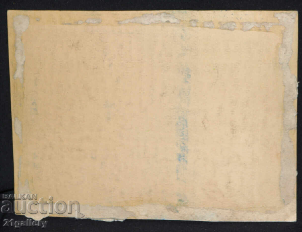 Old painting, tempera paints, Revival house - 6