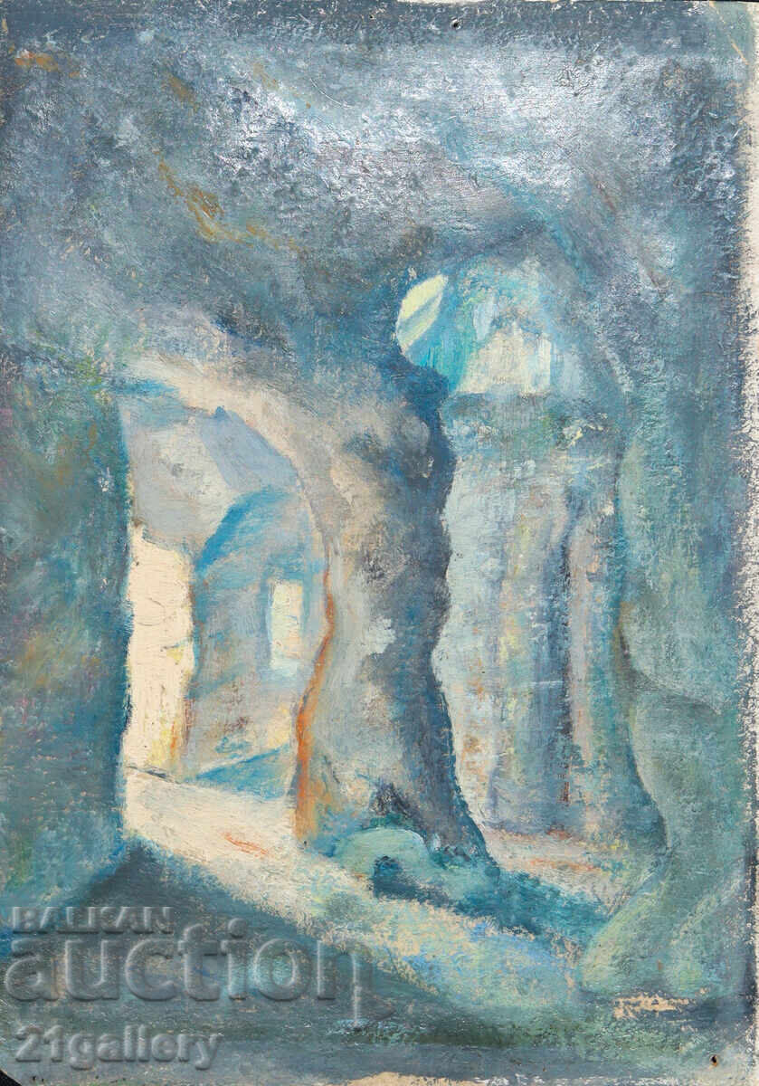 Auction Old painting, tempera paints, cave Auction Old painting, tempera paints, cave