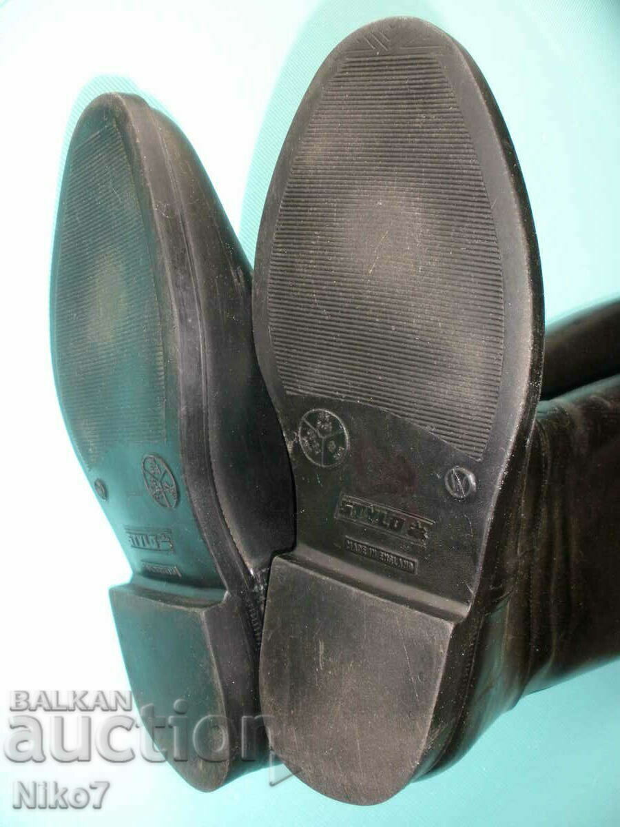 Αγγλικές ψηλές μαύρες μπότες ιππασίας "STYLO" με τιμή 54.99 BGN | € 28.12