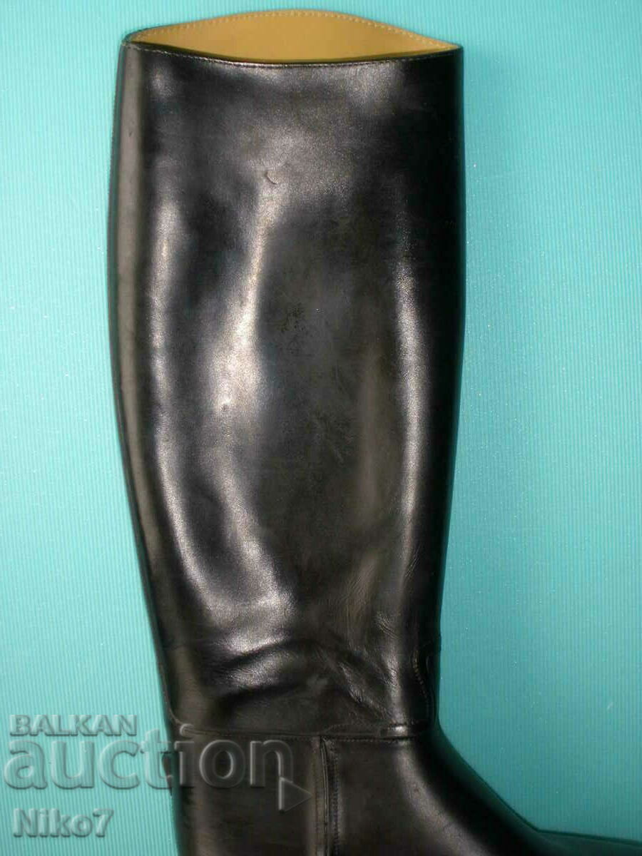 Δημοπρασία Αγγλικές ψηλές μαύρες μπότες ιππασίας "STYLO"