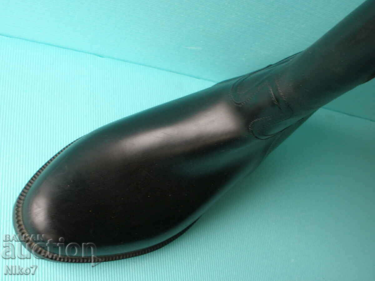 Παράδοση Αγγλικές ψηλές μαύρες μπότες ιππασίας "STYLO"