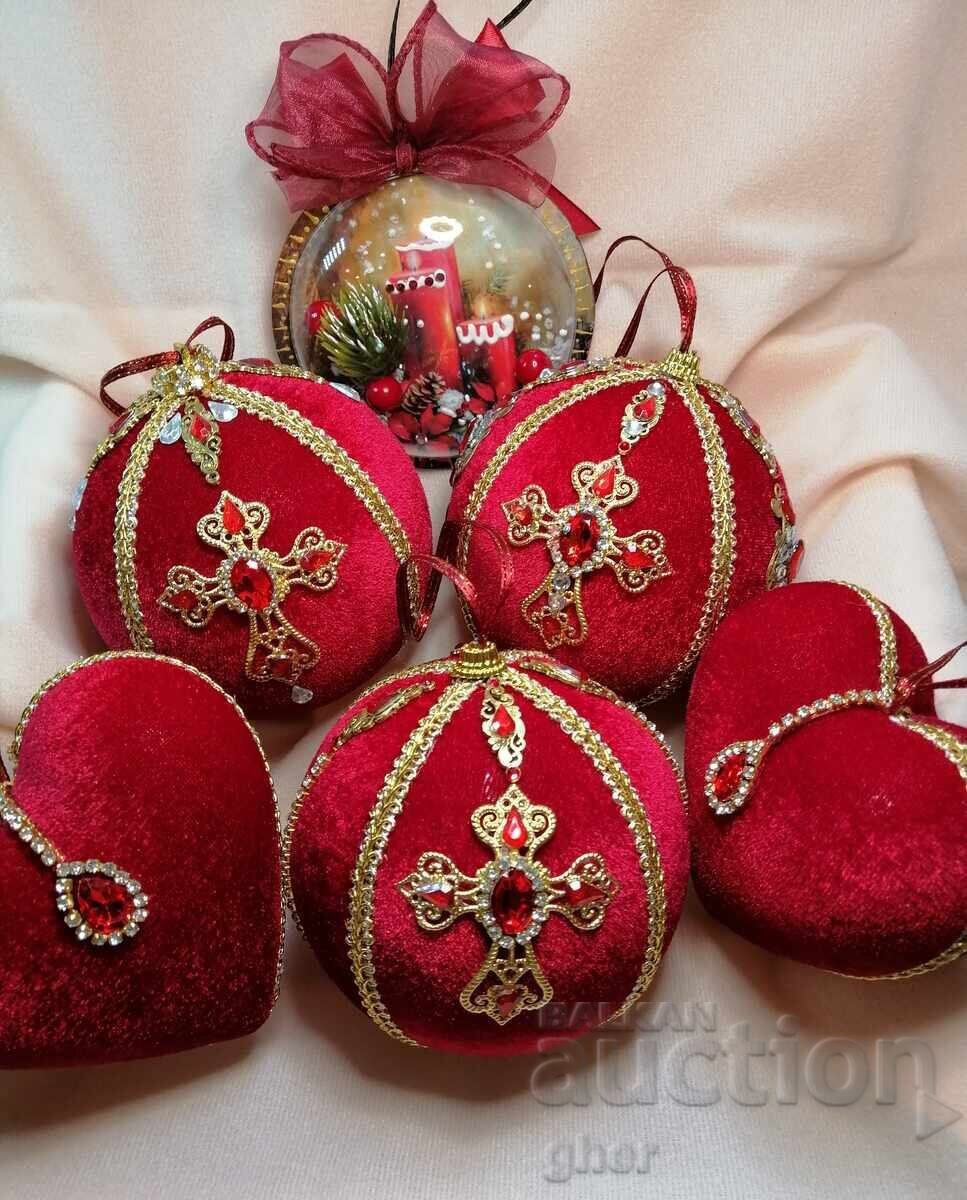 Χριστουγεννιάτικο ρετρό, vintage στολίδι για χριστουγεννιάτικο δέντρο με τιμή 20.00 BGN | € 10.23