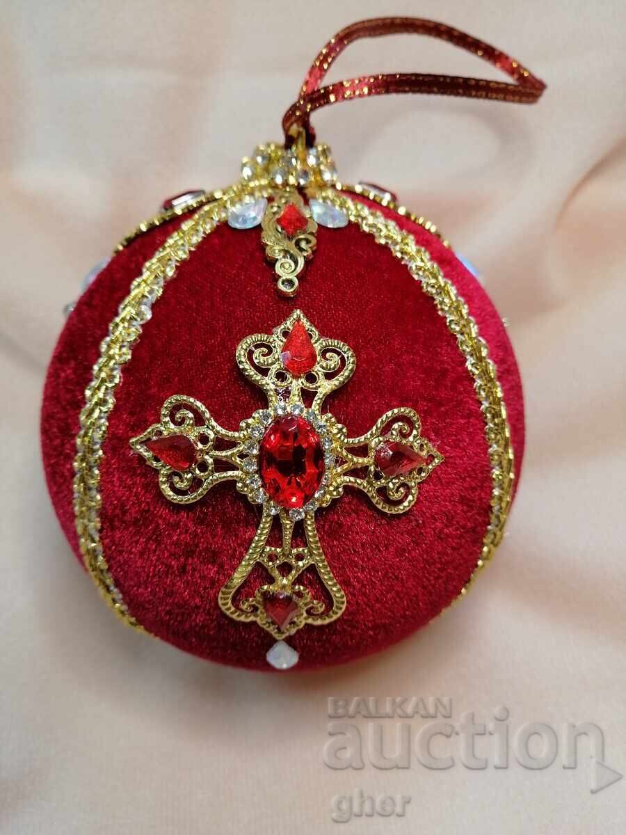 Χριστουγεννιάτικο ρετρό, vintage στολίδι για χριστουγεννιάτικο δέντρο - 6