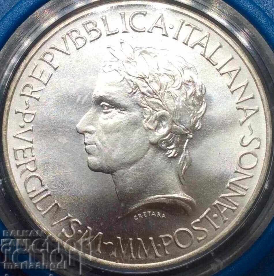 500 λίρες 1981 Ιταλία UNC Βεργίλιος UNC ασήμι με τιμή 48.00 BGN | € 24.54