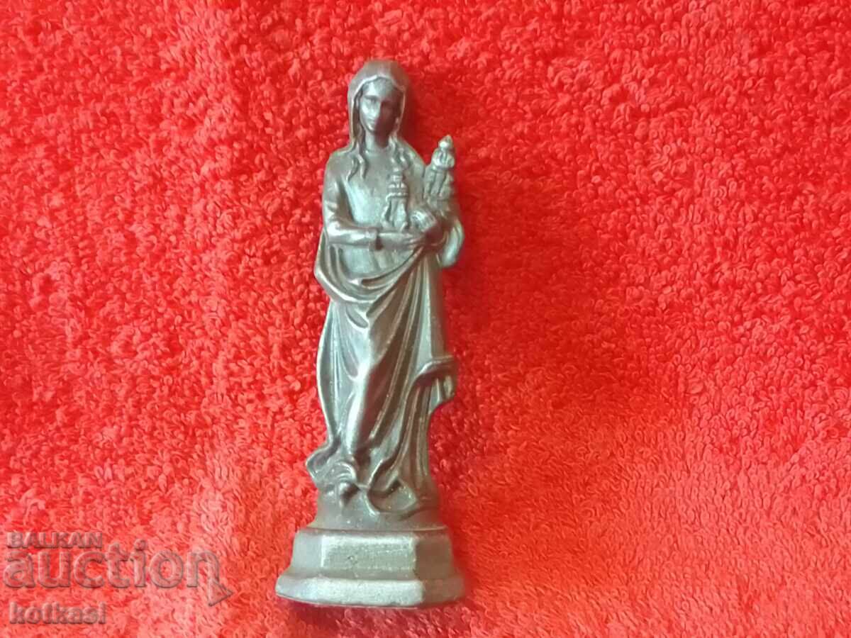 Παλιά μεταλλική αλουμινένια φιγούρα Τσαμ Γυναίκα Μητέρα με τιμή 55.50 BGN | € 28.38