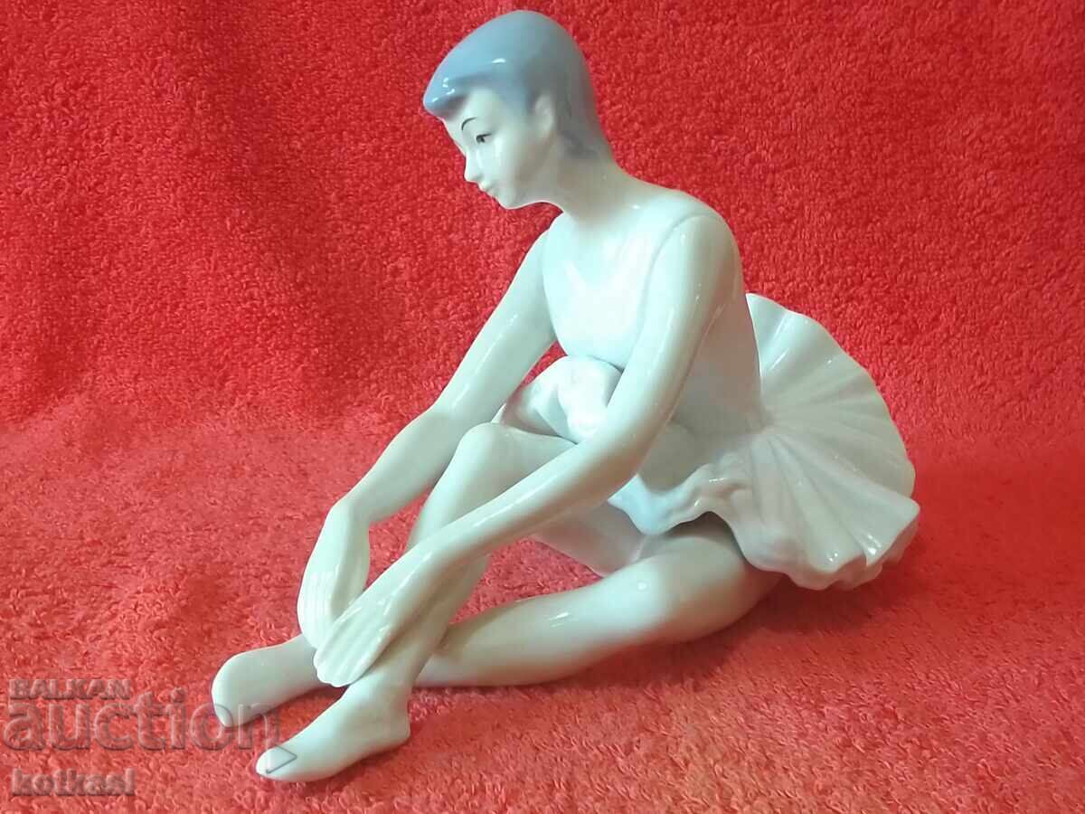 Figurină veche din porțelan, Balerină NAO de Lladro, Spania