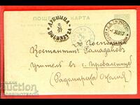 БЪЛГАРИЯ ПЪТУВАЛА КАРТИЧКА СП I УЧАСТЪК ДУПНИШКА ОКОЛИЯ 1897