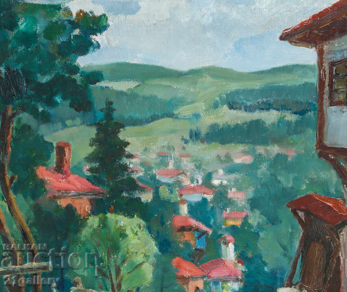 Delivery of Rural Landscape 1976 oil painting