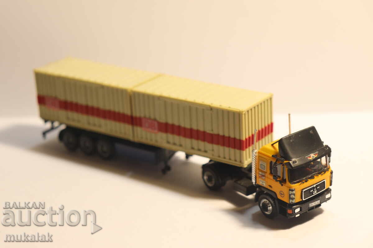 HERPA 1:87 H0 ΜΑΝ MAN ΚΟΝΤΕΪΝΕΡ ΦΟΡΤΗΓΟ ΜΟΝΤΕΛΟ - 6