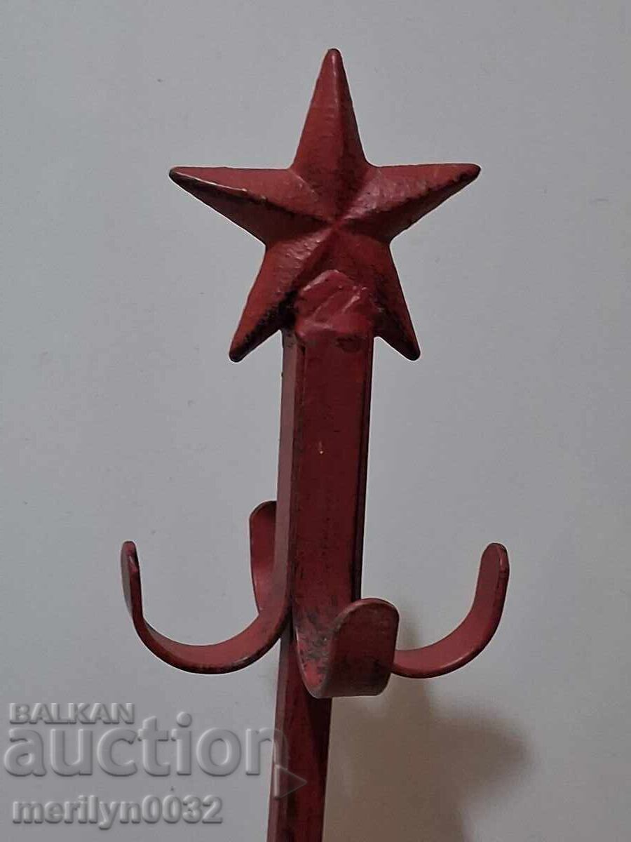 Suport pentru șemineu lopată cazma cârlig frigărui fier forjat NRB - 7 Suport pentru șemineu lopată cazma cârlig frigărui fier forjat NRB - 7