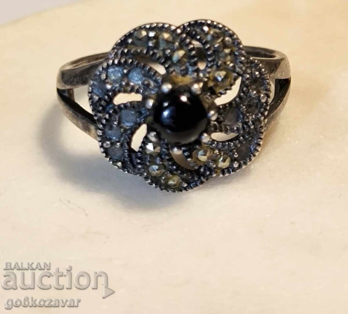 Elegant Silver Ring for Ladies, Natural Stones! with price € 19.43 | 38.00 BGN Elegant Silver Ring for Ladies, Natural Stones! with price € 19.43 | 38.00 BGN