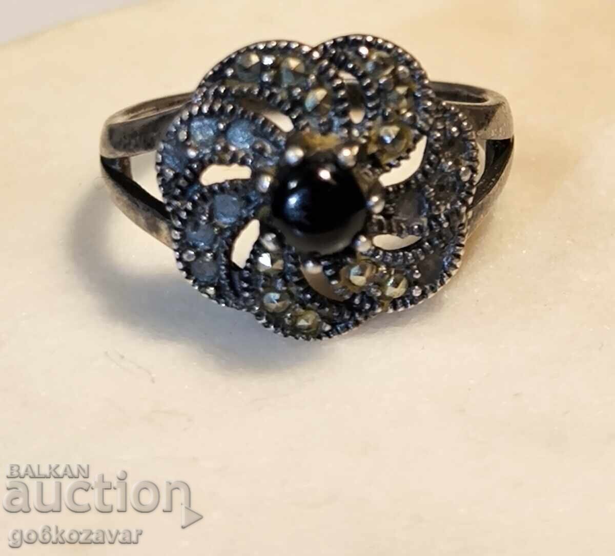 Elegant Silver Ring for Ladies, Natural Stones! with price € 22.00 | 43.03 BGN Elegant Silver Ring for Ladies, Natural Stones! with price € 22.00 | 43.03 BGN