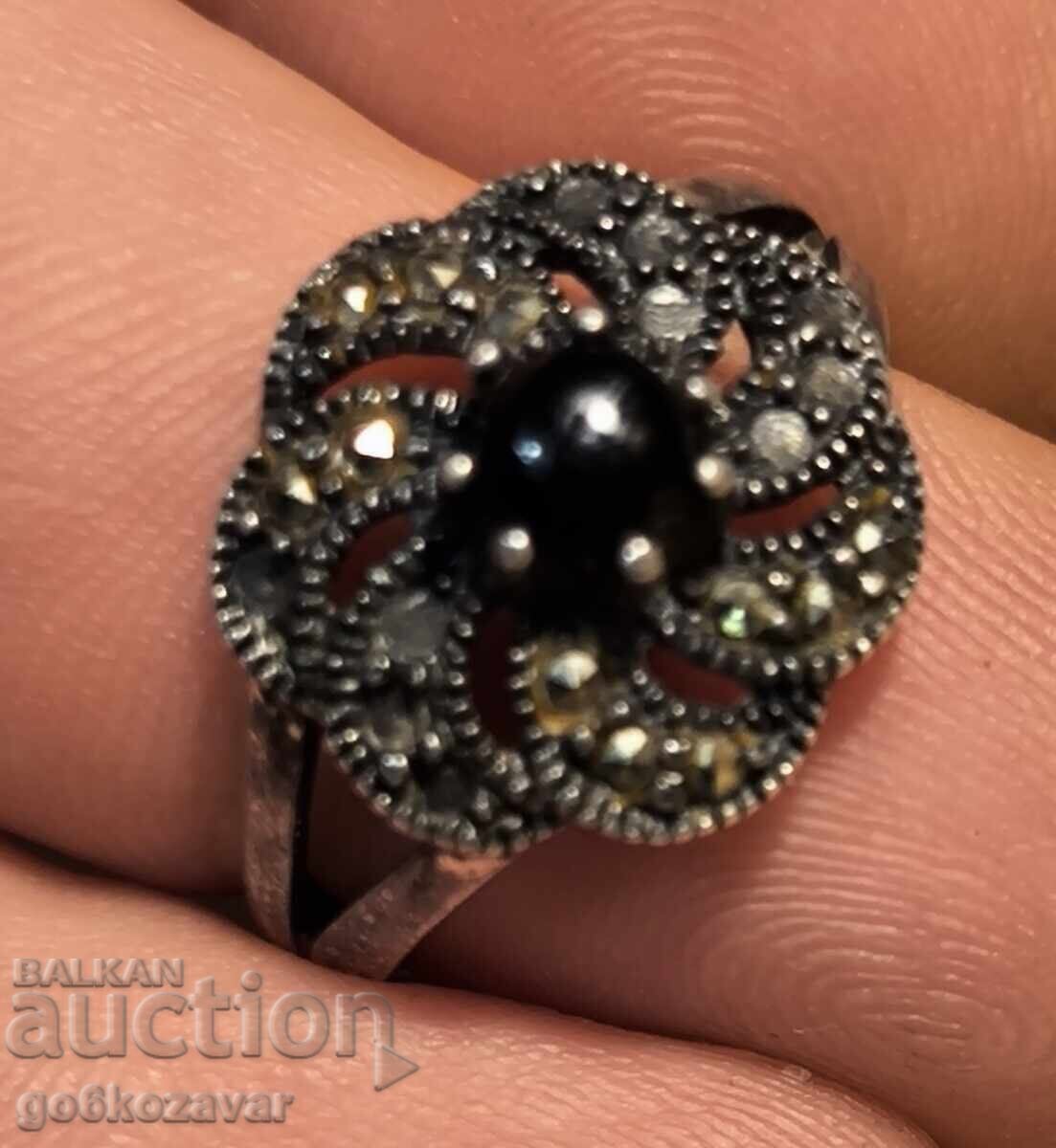 Auction Elegant Silver Ring for Ladies, Natural Stones! Auction Elegant Silver Ring for Ladies, Natural Stones!