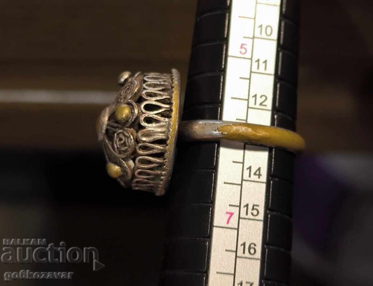 Старинен дамски пръстен ! - 5
