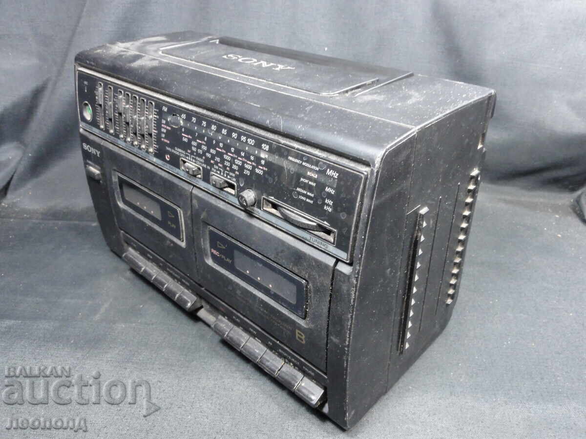 BZTs STAR Retro Transistor Radio Cassette Recorder SONY CFS-W420L with price 12.00 BGN | € 6.14 BZTs STAR Retro Transistor Radio Cassette Recorder SONY CFS-W420L with price 12.00 BGN | € 6.14
