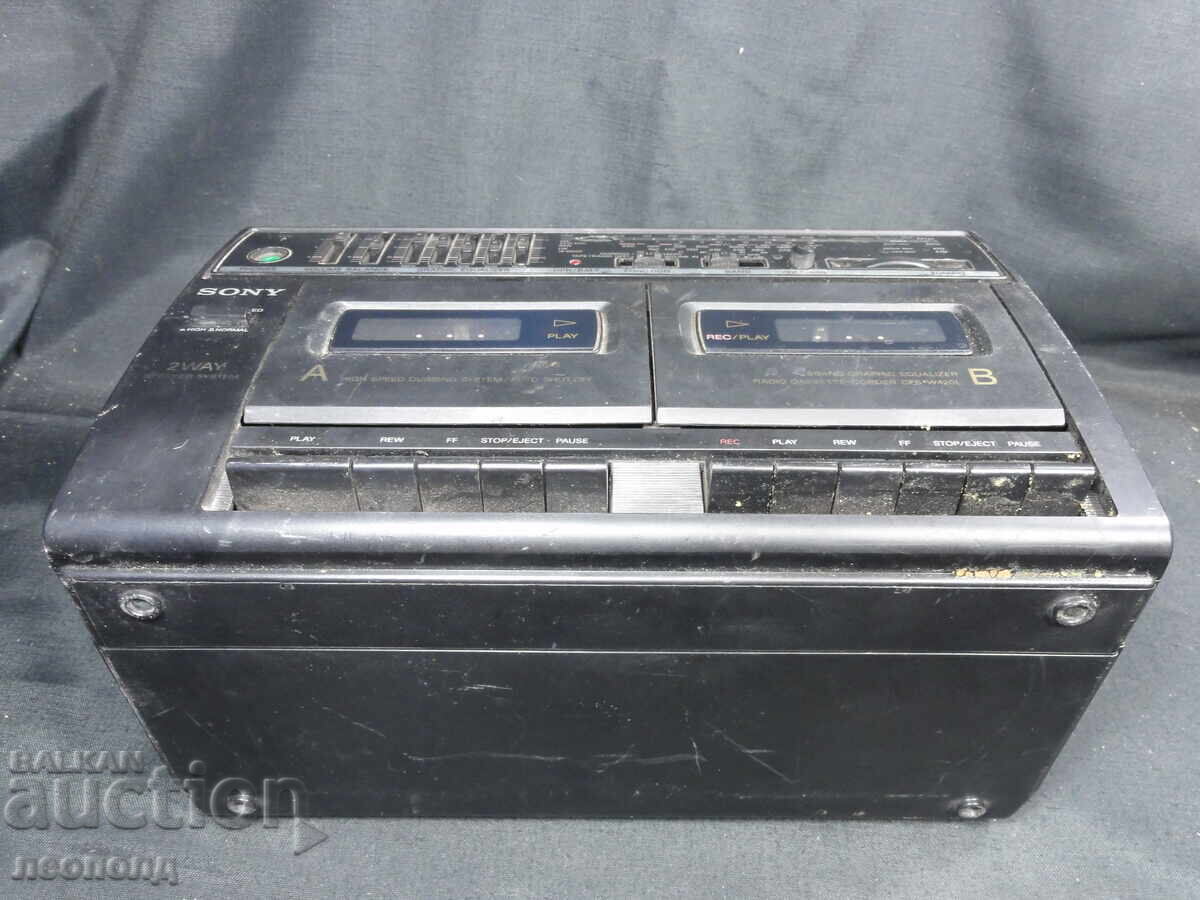 BZTs STAR Retro Transistor Radio Cassette Recorder SONY CFS-W420L - 6 BZTs STAR Retro Transistor Radio Cassette Recorder SONY CFS-W420L - 6