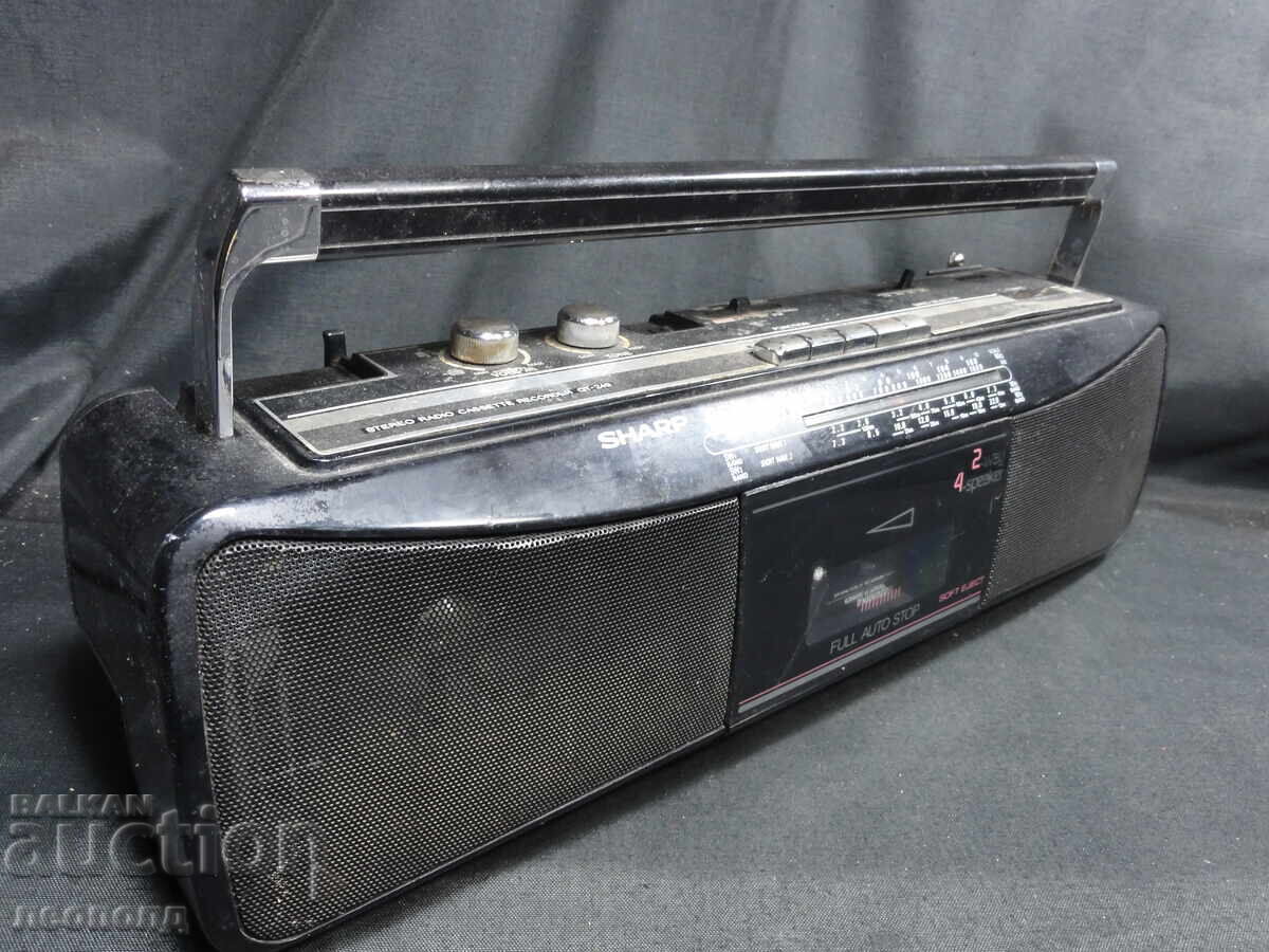 Auction BZC STAR RETRO TRANSISTOR RADIO CASSETTE PLAYER SHARP QT-249Z Auction BZC STAR RETRO TRANSISTOR RADIO CASSETTE PLAYER SHARP QT-249Z