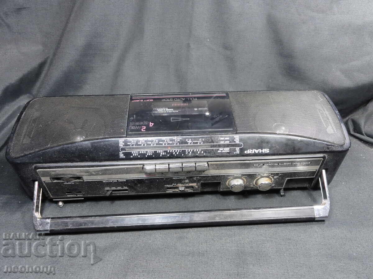 BZC STAR RETRO TRANSISTOR RADIO CASSETTE PLAYER SHARP QT-249Z - 6 BZC STAR RETRO TRANSISTOR RADIO CASSETTE PLAYER SHARP QT-249Z - 6