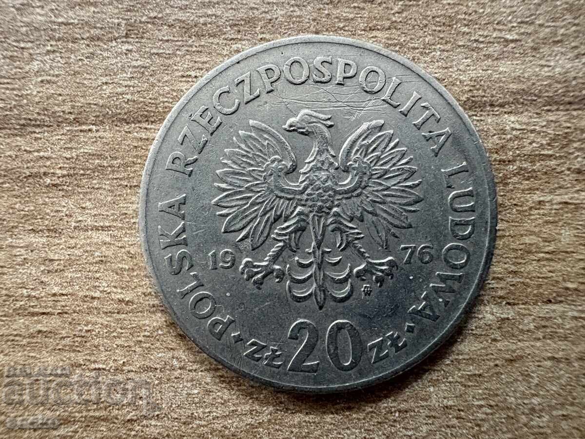 Πολωνία - 20 ζλότι (1976) Πολωνία - 20 ζλότι (1976)