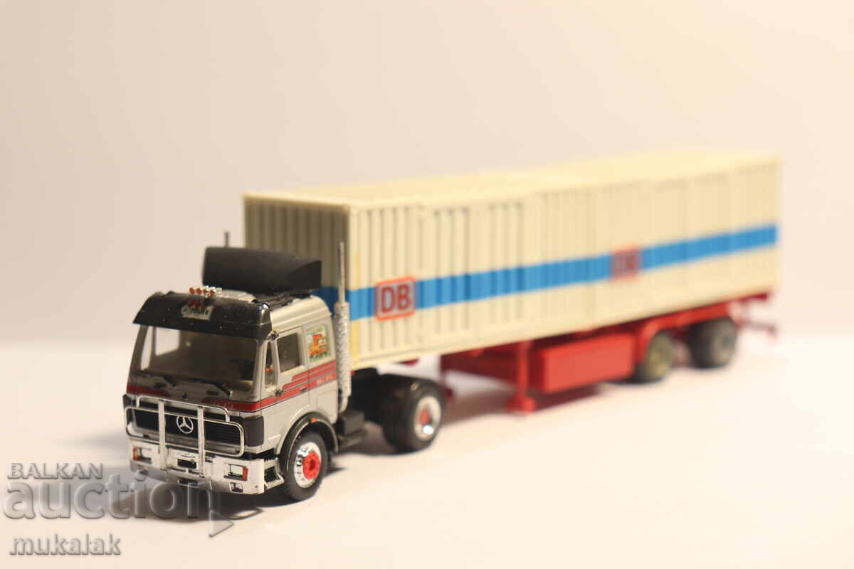 Аукцион HERPA  1:87 H0 МERCEDES   КОНТЕЙНЕР   КАМИОН  МОДЕЛ